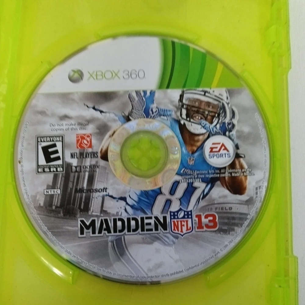 Madden NFL 13 (Microsoft Xbox 360, 2012) Tested Working